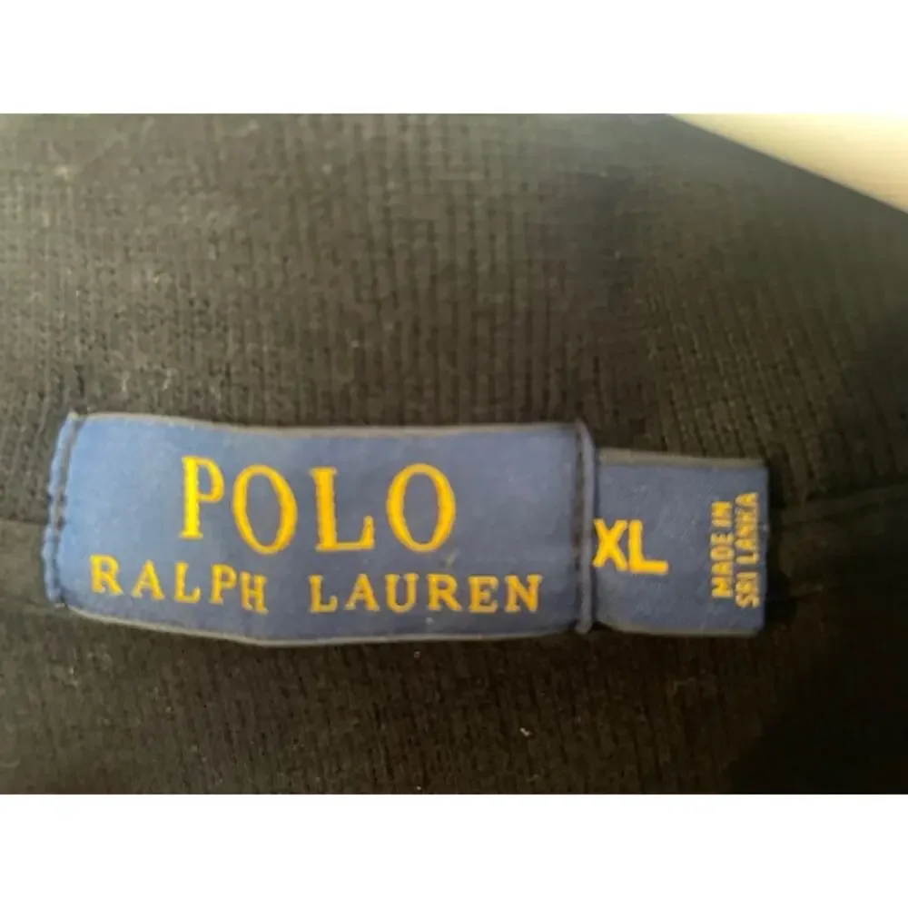 Polo Ralph‎ Lauren Luxury Jersey Quarter-Zip Pullover Sweater Size X-Large
